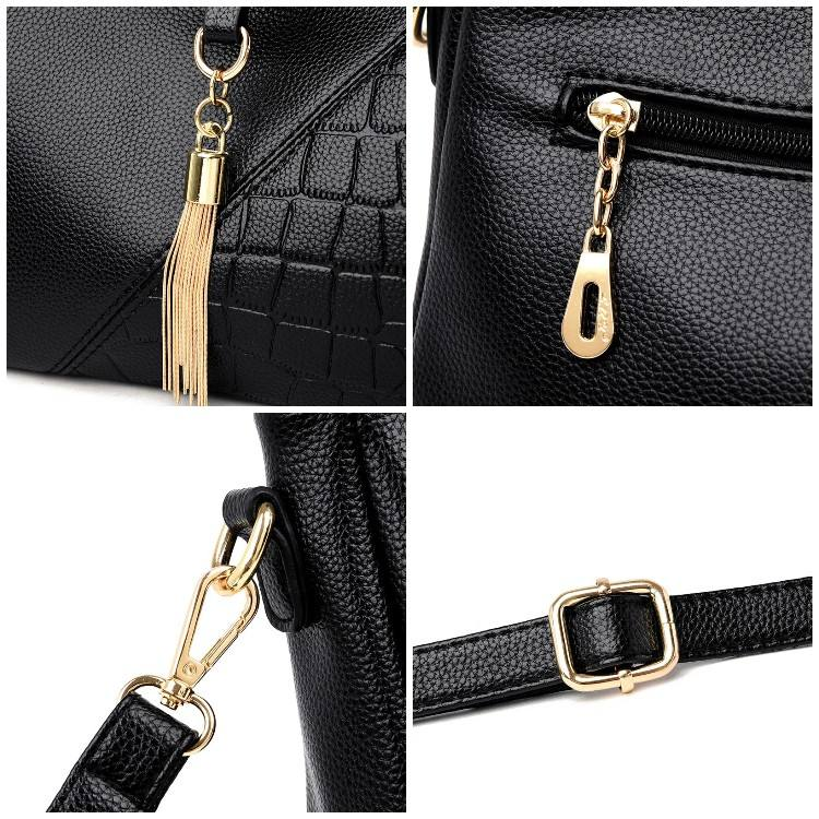Premium PU Minimalist Shoulder Bag – Solid Color Luxury Handbag