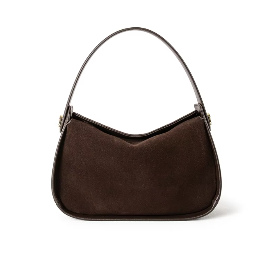 Vintage Suede Leather Handbag