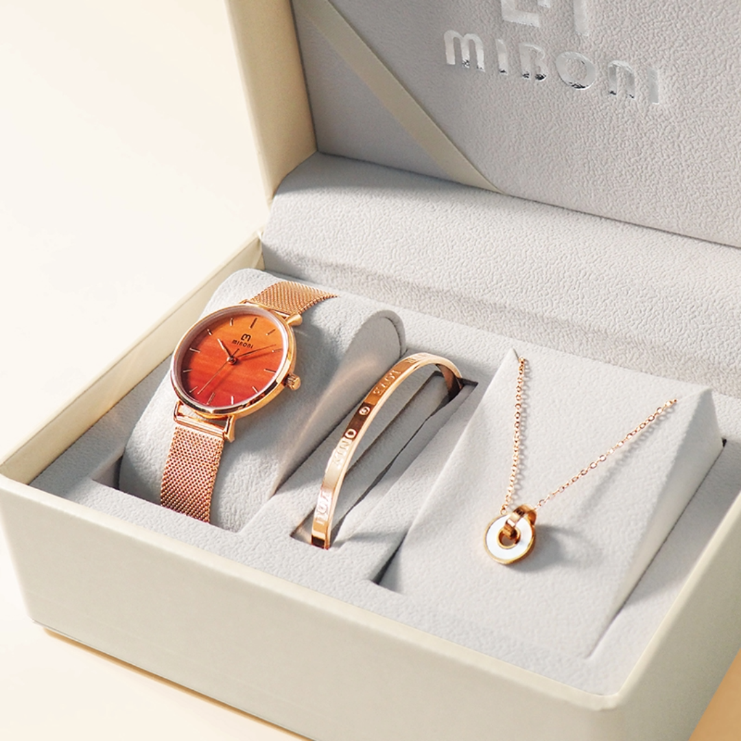 Miboni Luxury Quartz Watch - Japan Miyota Movement | Stainless Steel Wristwatch