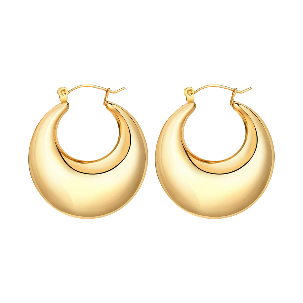 18K Gold Stainless Steel Pearl Satellite Necklace