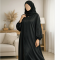Black Abaya Model Shot 1:1