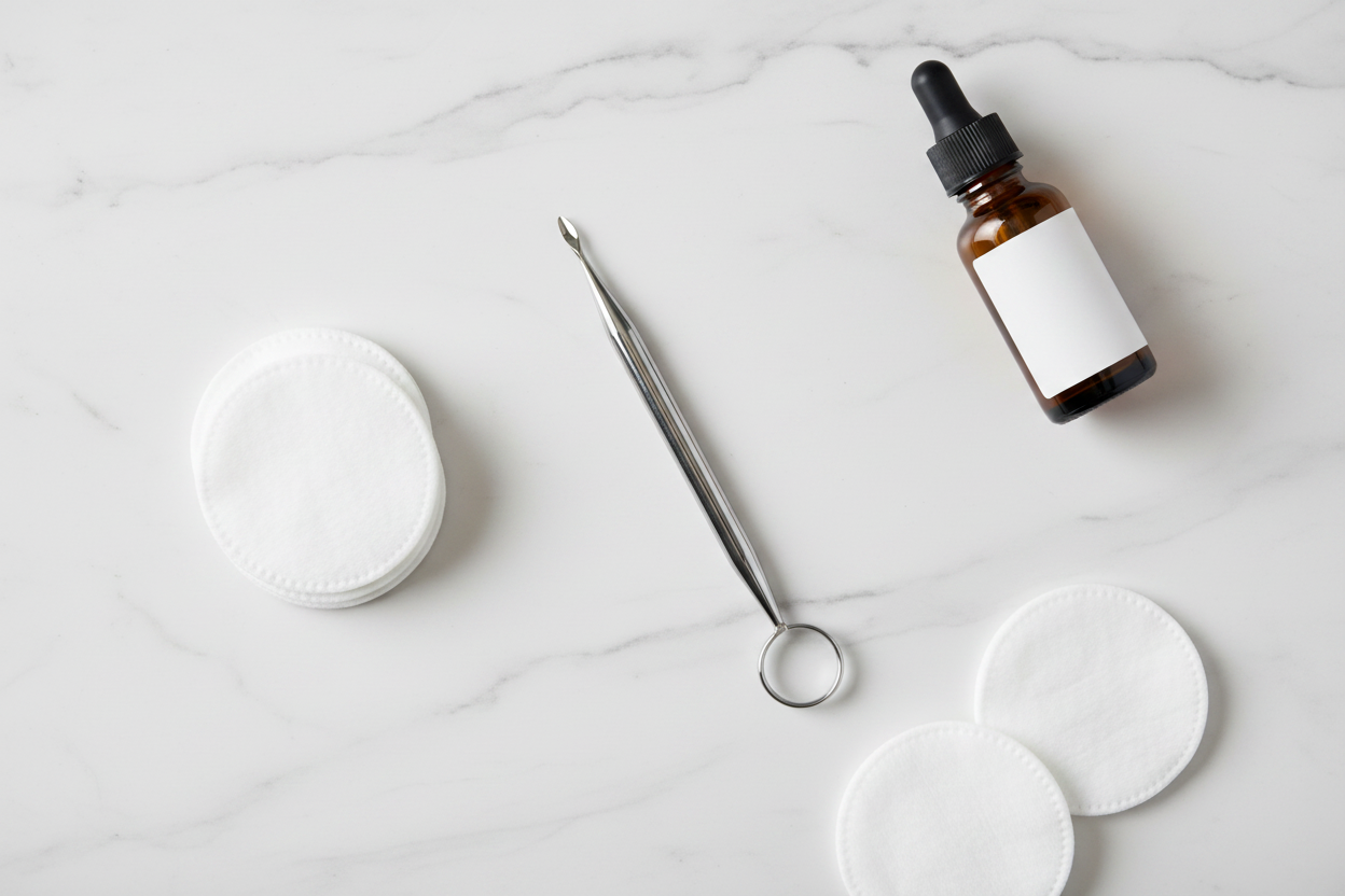 Blackhead Tool Flat-lay