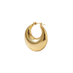 Chunky Gold Hoop Earrings - Studio