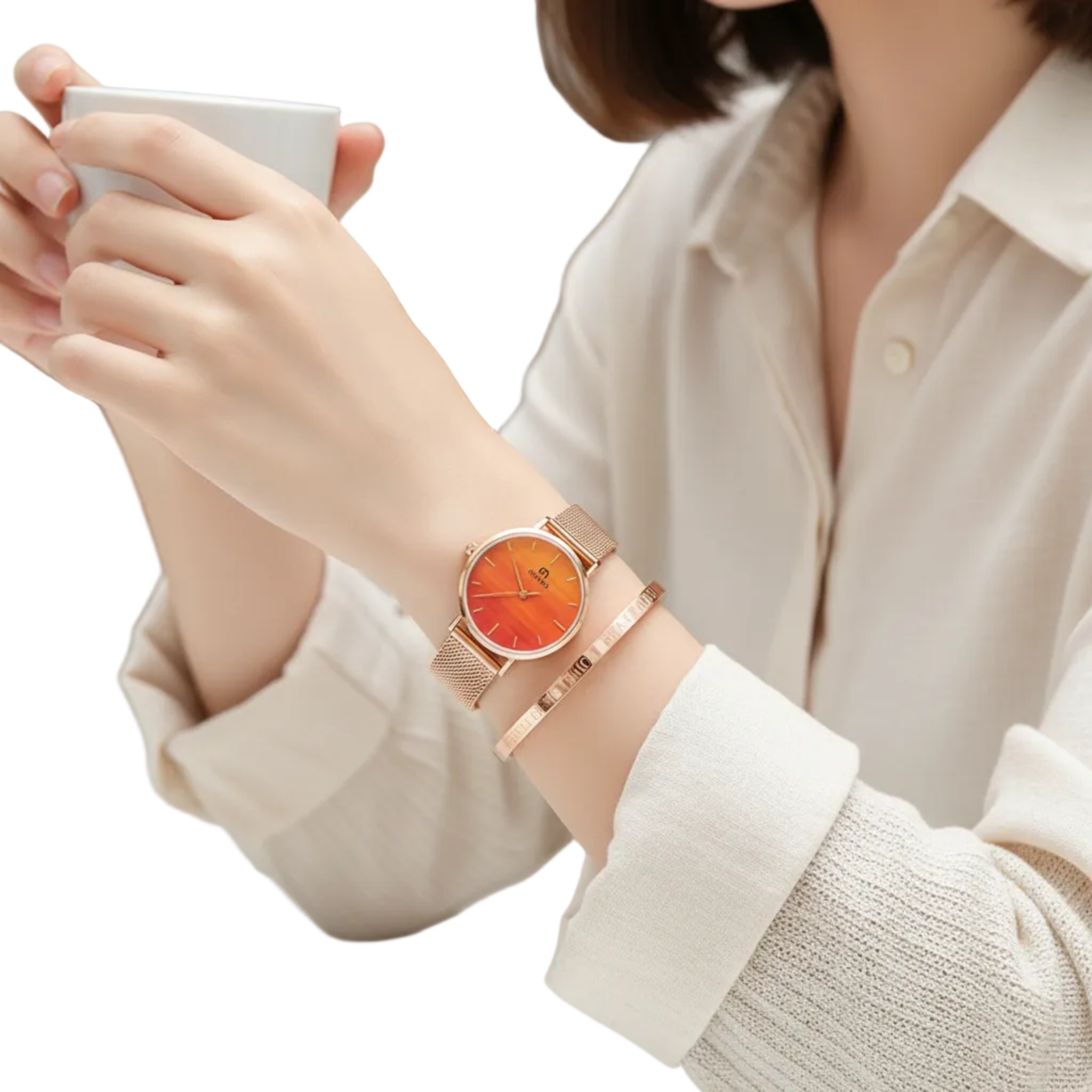 Miboni Watch on Female Model