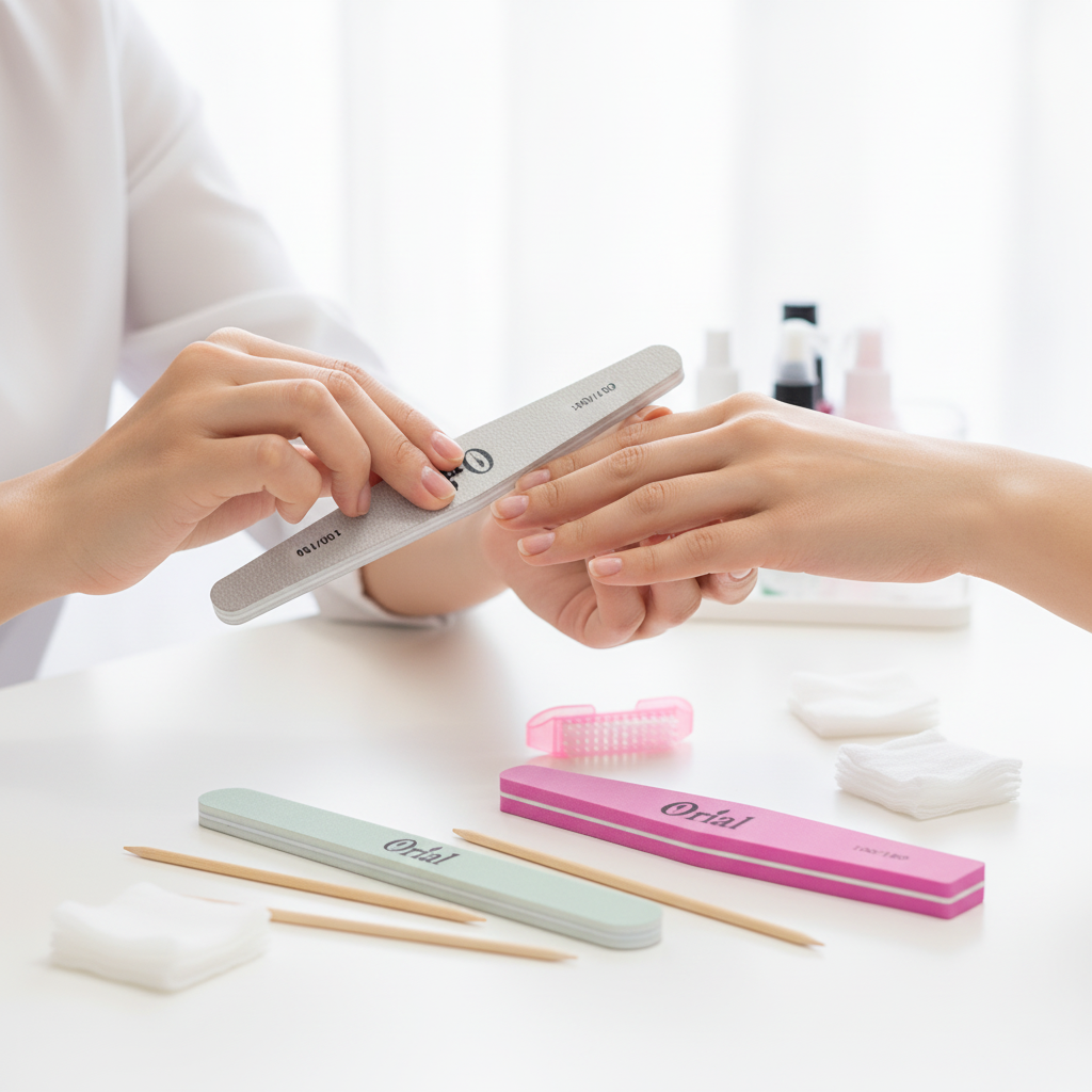 Orial Manicure Model Close-up