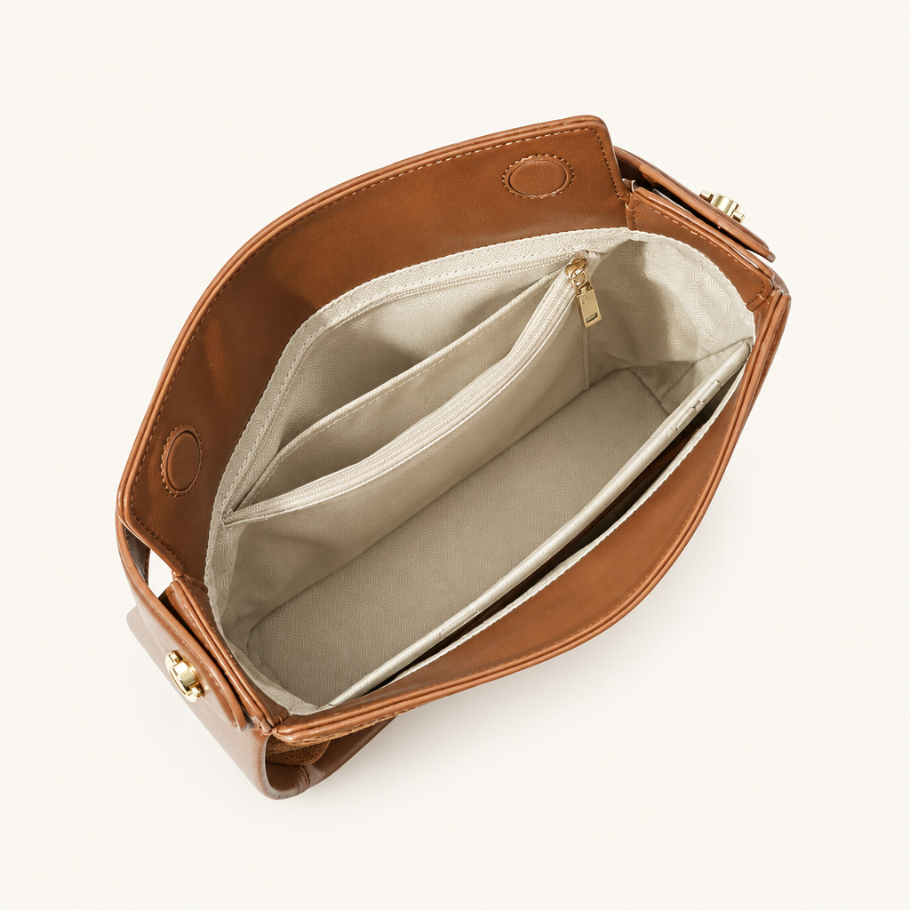 Square product detail image of the handbag interior